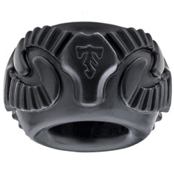 Parfait Fils tribal Fit Ram Ring 2 Pack Black