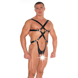 Cuir à lacets Bondage Teddy